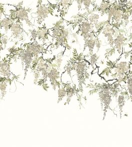 Trailing Wisteria Mural by Ohpopsi Linen