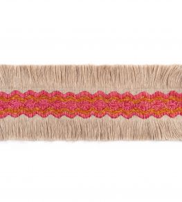 Trapeze Border Trim by Christopher Farr Cloth Hot Pink