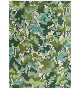 Tree Tops Outdoor Rug by Harlequin Green