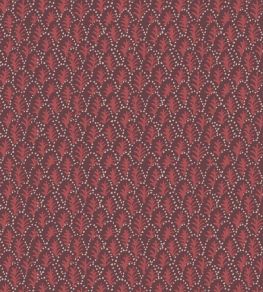 Trees II Fabric by Parker & Jules Crimson