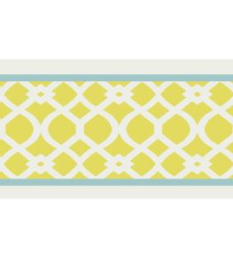 Trellis Border 8cm Wallpaper by Parker & Jules Sunshine