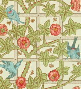 Trellis Wallpaper by Morris & Co Vanilla/Plaster
