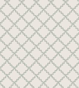 Trellis Wallpaper by Sandberg Forest Green