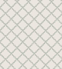 Trellis Wallpaper by Sandberg Forest Green