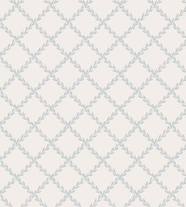 Trellis Wallpaper by Sandberg Misty Blue