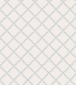 Trellis Wallpaper by Sandberg Misty Blue