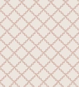 Trellis Wallpaper by Sandberg Terracotta