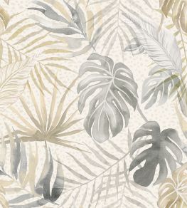 Tropica Wallpaper by Ohpopsi Linen & Stone