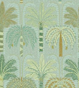 Tropical Frond Mural by Eijffinger Light Green