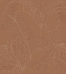Tropical Leaf Wallpaper by Eijffinger Orange / Terracotta
