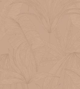 Tropical Leaf Wallpaper by Eijffinger Pink