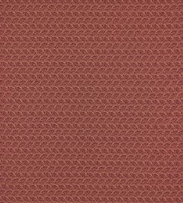 Tudor Damask Fabric by Zoffany Cochineal