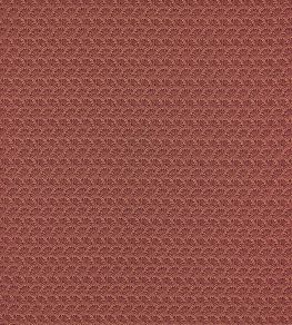 Tudor Damask Fabric by Zoffany Cochineal