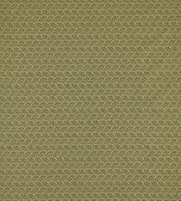 Tudor Damask Fabric by Zoffany Olivine