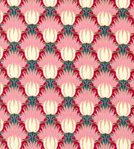 Tulip & Bird Fabric by Morris & Co Amaranth & Blush