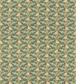 Tulip & Jasmine Cotton Fabric by GP & J Baker Emerald