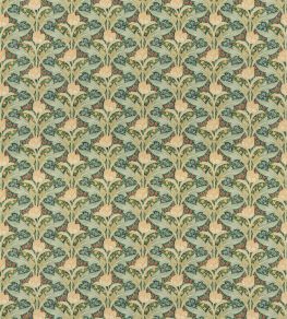 Tulip & Jasmine Cotton Fabric by GP & J Baker Emerald