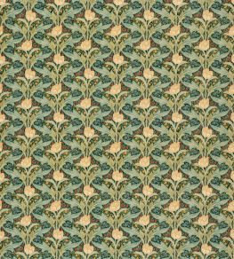 Tulip & Jasmine Velvet Fabric by GP & J Baker Emerald