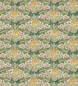 Tulip & Jasmine Wallpaper by GP & J Baker Red/Green