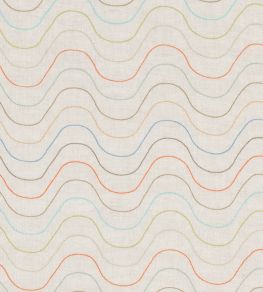 Undulating Lines Fabric by Vanderhurd Multi/Natural