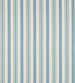 Valley Stripe Fabric by Sanderson Indigo/Ivory