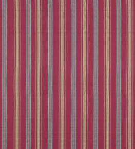 Valley Stripe Fabric by Sanderson Mulberry/Blue