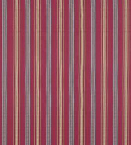 Valley Stripe Fabric by Sanderson Mulberry/Blue