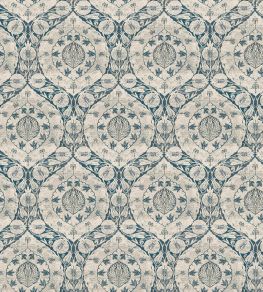 V&A Bursa Fabric by Arley House Indigo