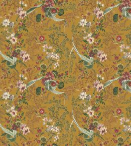 V&A Floris Fabric by Arley House Gold