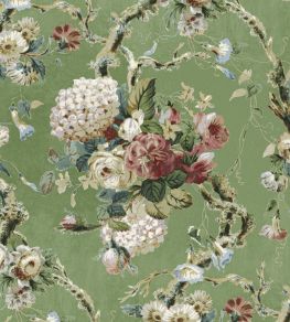 V&A Georgette Fabric by Arley House Apple