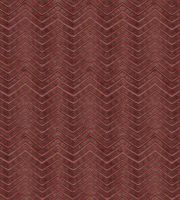 V&A Jaipur Fabric by Arley House Cranberry