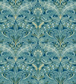 V&A Lacewing Fabric by Arley House Jade