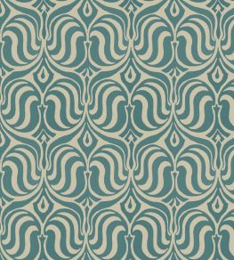 V&A Mortons Marble Fabric by Arley House Mist