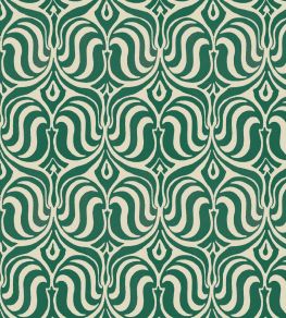 V&A Mortons Marble Fabric by Arley House Sage