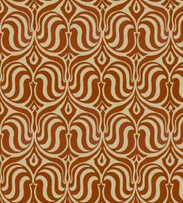 V&A Mortons Marble Fabric by Arley House Umber