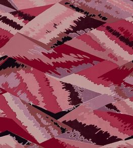 V&A Obelisk Fabric by Arley House Crimson