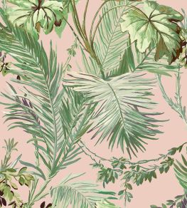 Vegetable Wallpaper by Coordonne Pink