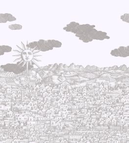 Vista Mediterranea Mural by Cole & Son Soft Neutral