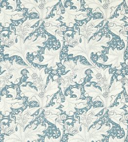 Wallflower Wallpaper by Morris & Co Woad Blue