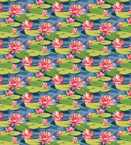Waterlily Wallpaper by Ohpopsi Midnight Rouge