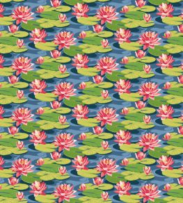 Waterlily Wallpaper by Ohpopsi Midnight Rouge