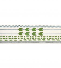 Wayfarer Border Trim by Christopher Farr Cloth Green