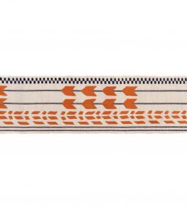 Wayfarer Border Trim by Christopher Farr Cloth Orange