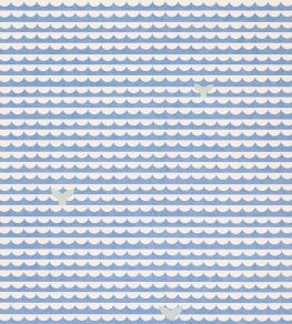 We Sailed Away Wallpaper by Christopher Farr Cloth Cobalt