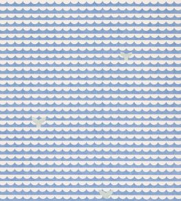We Sailed Away Wallpaper by Christopher Farr Cloth Cobalt