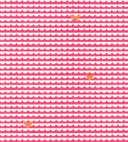 We Sailed Away Wallpaper by Christopher Farr Cloth Fushcia