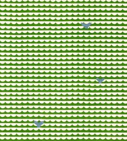 We Sailed Away Fabric by Christopher Farr Cloth Green