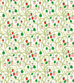 Wild Strawberries Wallpaper by DADO 01 With Cream