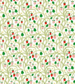 Wild Strawberries Wallpaper by DADO 01 With Cream
