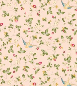 Wild Strawberry Wallpaper by Clarke & Clarke Blush